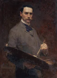 Autoportret, ok. 1896 (olej na płótnie)