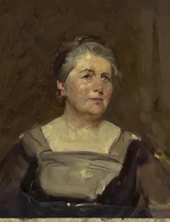 Sybil Margaret Thomas, wicehrabina Rhondda (olej na płótnie)