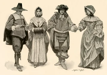 Ubiór w okresie 1620-1670, 1903, 1937