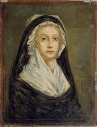 Maria Antonina w Conciergerie, 1793.
