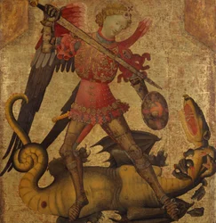 Święty Michał i Smok, ca. 1405.