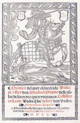Alfons XI, król Kastylii i Leon, na koniu, 1551