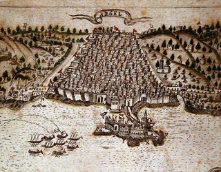 Algier (pióro i atrament oraz akwarela na papierze) (detal 268751)