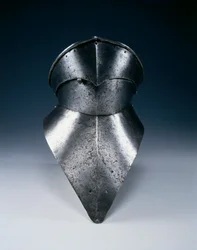 Gotycki bevor, ok. 1480 (stal)