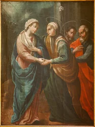 Sanktuarium (Santuario de Queralt). Kościół. Wnętrze. Obraz. 19 wiek