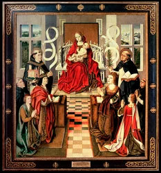 Dziewica królów katolickich, ok. 1490 (olej na desce) (szczegóły w 161527 i 3947)