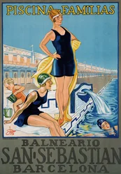 Plakat Vintage Barcelona Spa Resort