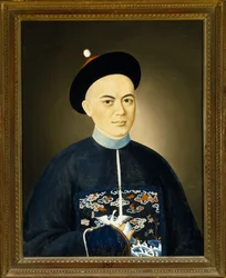Portret handlarza jedwabiem Eshinga