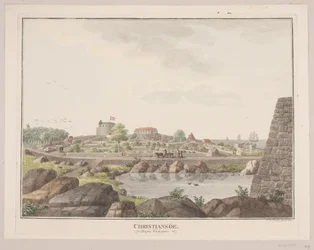 Christiansø. Widziane od strony zachodniej
