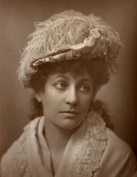 Lucy Buckstone, brytyjska aktorka, 1884.