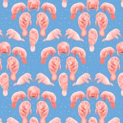Wzór manata, 2023 (ołówek grafitowy i cyfrowy)