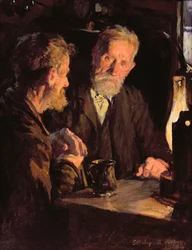 Old Cronies (olej na płótnie)