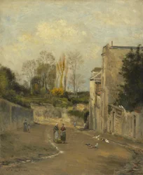 Montmartre, rue Cortot, ok. 1872-76