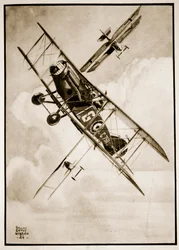 The Bristol Fighter, ilustracja z „Latających wspomnień” Johna Hamiltona