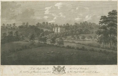 Beaudesert Hall and Park: staloryt, bd [1762-1802] (druk)
