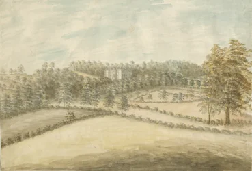 Sala i Park Beaudesert: malarstwo akwarelowe, bd [1762-1802]
