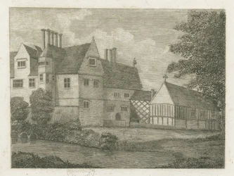 Brewood - Black Ladies Priory: grawerowanie i [?XVIII wiek] (druk)