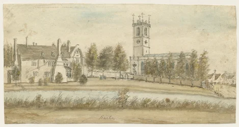 Opactwo Burton-upon-Trent: malarstwo akwarela i [ok. 1795] (malarstwo)