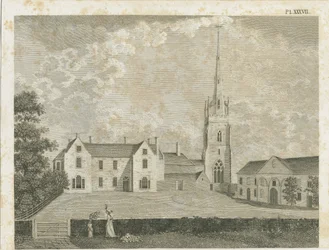 Kościół Clifton Campville: grawerowanie, bd [ok. 1790]