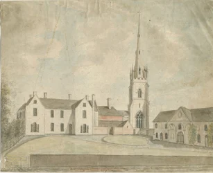 Clifton Campville Church: malarstwo akwarela i [ok. 1790]