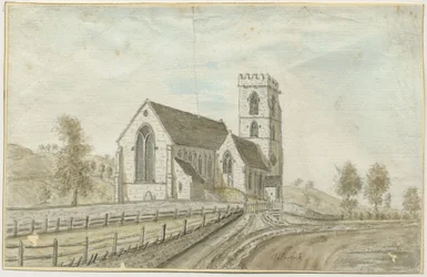Kościół w Colwich: malowidło akwarelowe, bd [1762-1802]