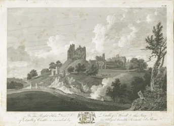 Zamek Dudley: grawerowanie, bd [1762-1802] (druk)