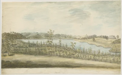 Forton - Aqualate Hall: malowanie akwarelą, bd [1762-1802]