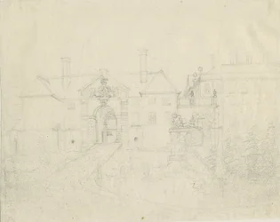 Patshull House: rysunek ołówkiem, bd [?1762-1802]