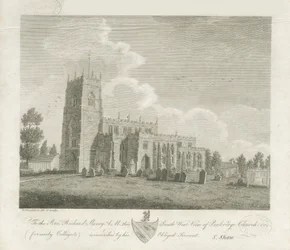 Penkridge Church: grawerowanie i [koniec XVIII wieku] (druk)