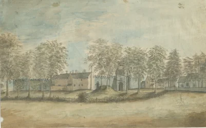 Zamek/Sala Rushall: malarstwo akwarelowe, bd [1791]