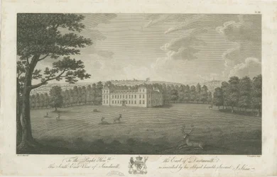 Sandwell Park - Hall: grawerowanie, nd [1762-1798]
