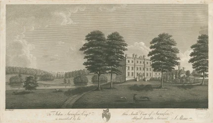Swinfen Hall: grawerowanie, bd [1762-1798] (druk)
