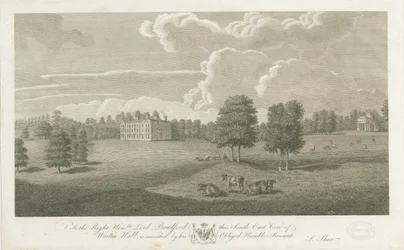 Weston-under-Lizard - Hall: grawerowanie, nd [1762-1802] (druk)