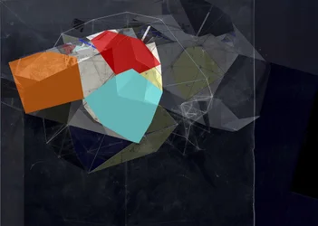 Abstrakcyjna kompozycja geometryczna
