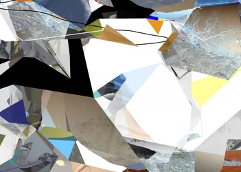 Fragmentaryczny wzór geometryczny