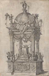 Katafalk Filipa IV Hiszpanii, ca. 1665