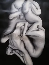 Splecione ludzkie formy