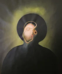 Mroczny surrealistyczny portret