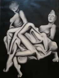 Surrealistyczne splątane postacie