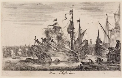 Widoki portów morskich (Vues de ports de mer): Widok Amsterdamu