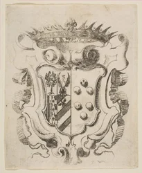 Ramiona Medyceuszy z Della Rovere, 1637.