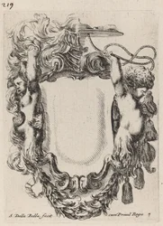Kartusz z Dzieciątkiem Satyrów, 1647.