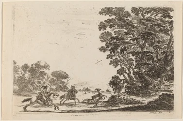 Las z polowaniem na jelenie, 1642.