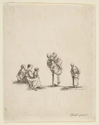 Cztery Żebraczki, ca. 1641.