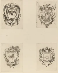 Cztery emblematy na pogrzeb księcia Francesco de Medici.