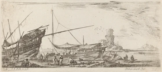 Widok na port, 1644.