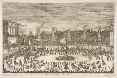 Świętujący świat: wejście Cosimo III de Medici, 1661.