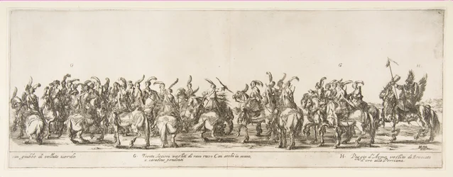 Część Wjazdu Poselstwa Polskiego G i H, 1633.