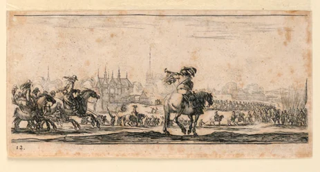 Tablica 12, z „Projekty postępowania wojsk, armat i ataków na miasta”