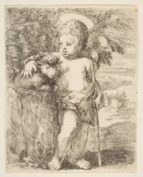 Dzieciątko św. Jan Chrzciciel ze swoim Barankiem, ok. godz. 1649.